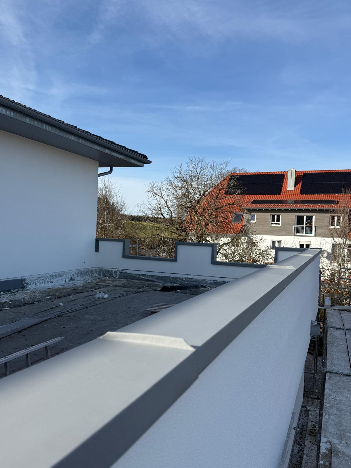 Flachdachabdichtung mit Attikaabdeckung – Flaschnerei Wenk Überlingen